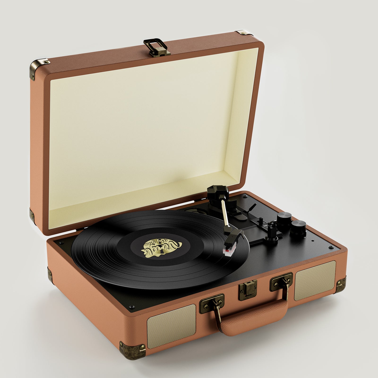 Vintage Turntable 2024 with speakers