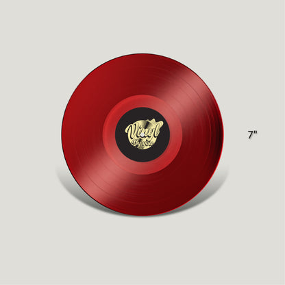 Custom 7” Custom Vinyl Record 14 Mins of Songs